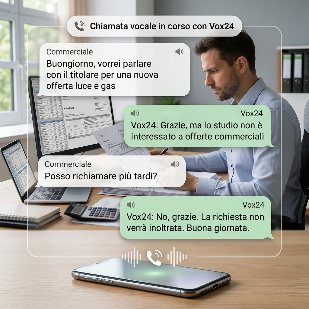Caso d'uso per filtrare il telemarketing